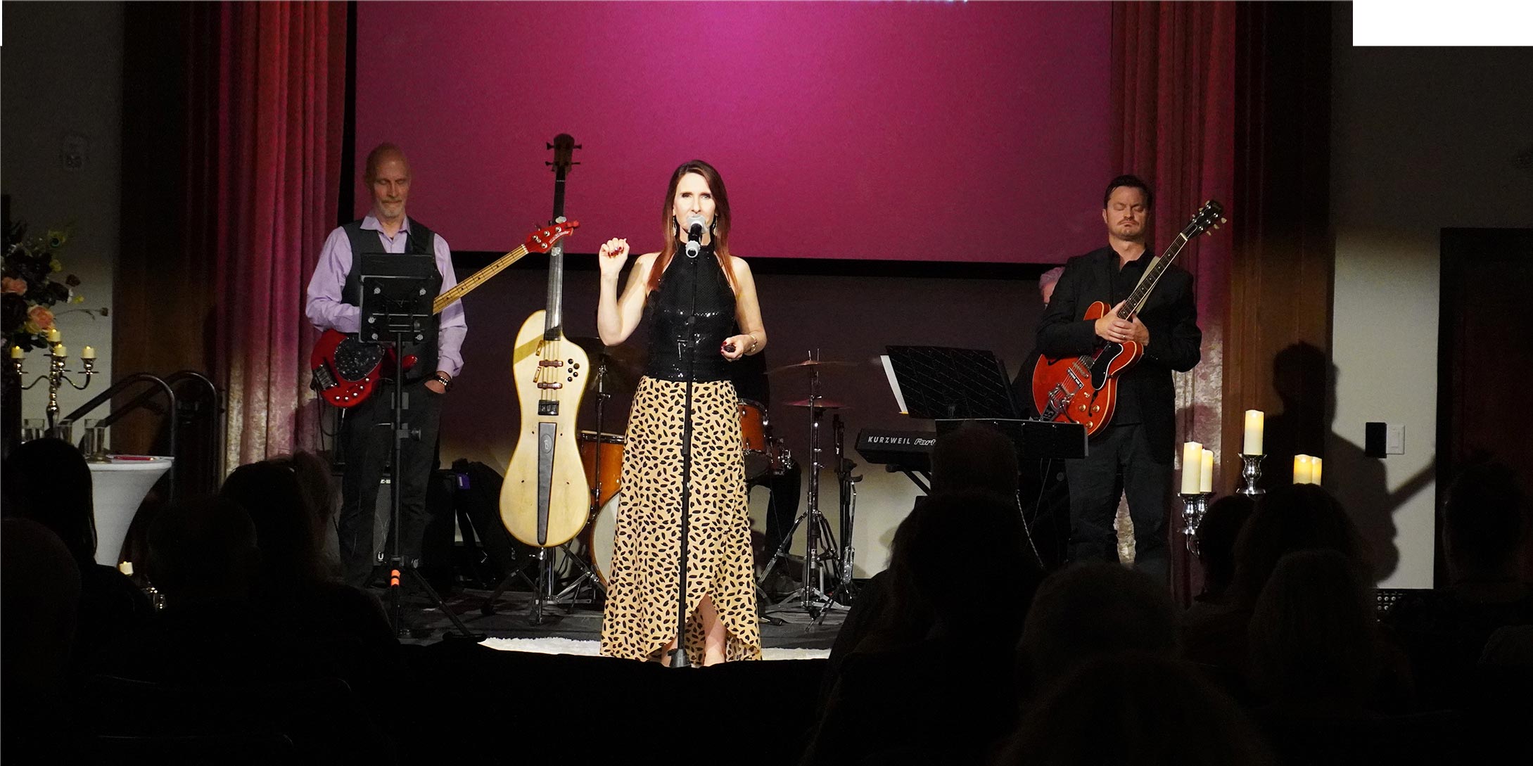 Rachael Jayne on stage